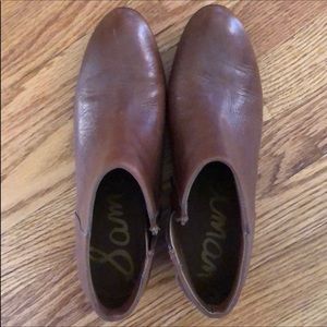 Sam Edelman Leather Petty Ankle Booties Size 9